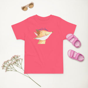 Sun Shower Fox - Toddler jersey t-shirt
