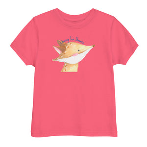 Sun Shower Fox - Toddler jersey t-shirt